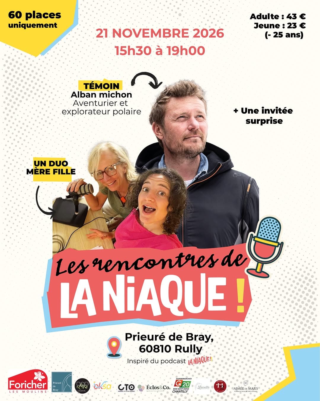 L’affiche de notre première édition des Rencontres de La Niaque est enfin sortie 

 RDV le 21 novembre, la billetterie ouvre la semaine proc…